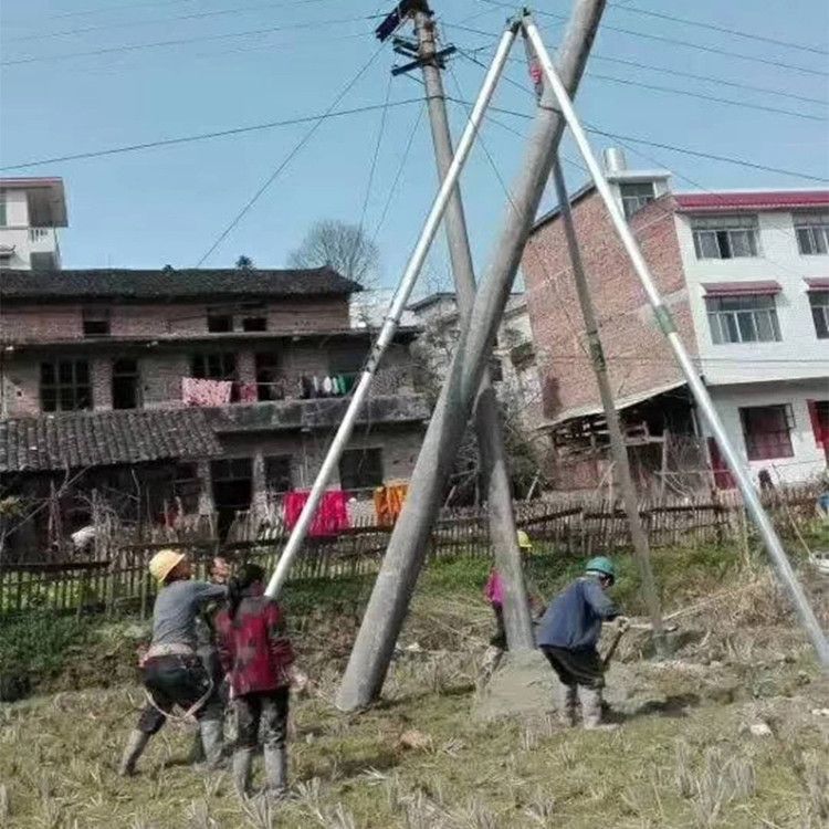 電線桿山地施工架線起桿機 120管式